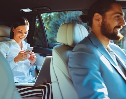 Chauffeur driven limousine Chauffeur driven limousine